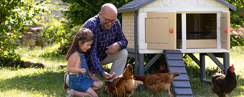 Kurnik za 5 kokošk Cluck Cluck Cottage Beige Smoby